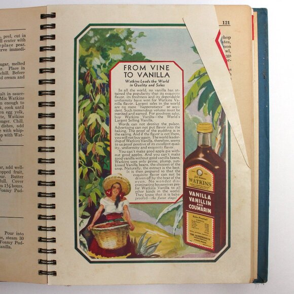 Vintage Copyright 1938 Watkins Cook Book - Recipes Advertising Helpful Hints - Picture 7 of 15